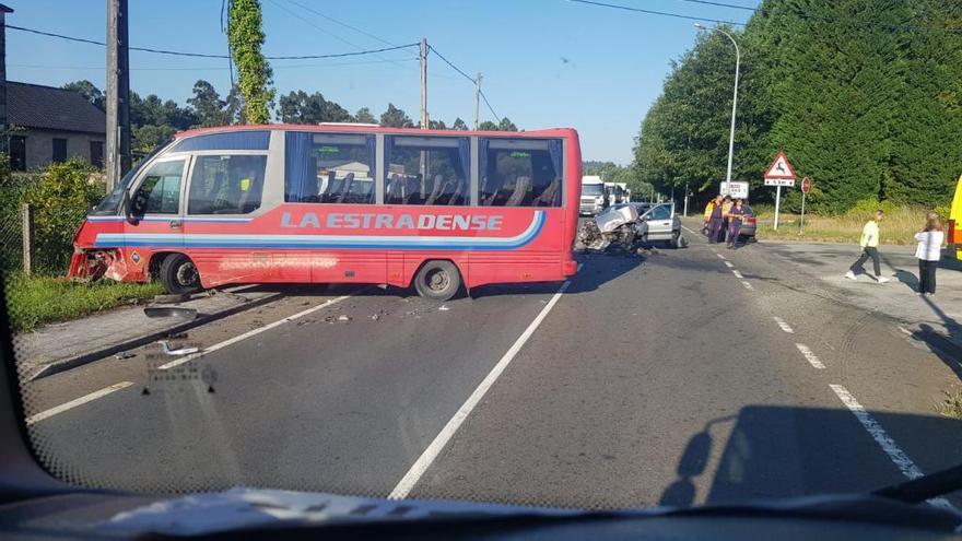 Accidente en Cuntis