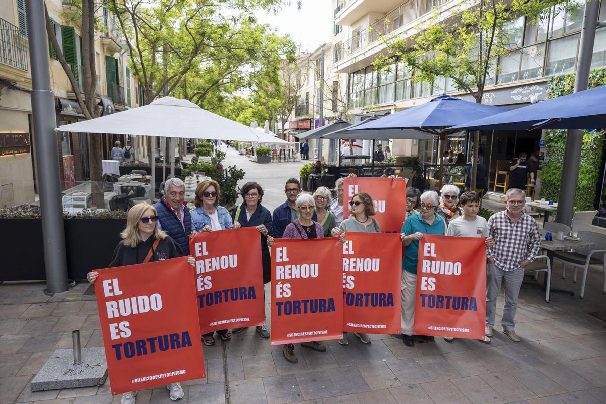 Cuatro asociaciones de vecinos de Palma unen fuerzas para luchar contra el ruido de las calles