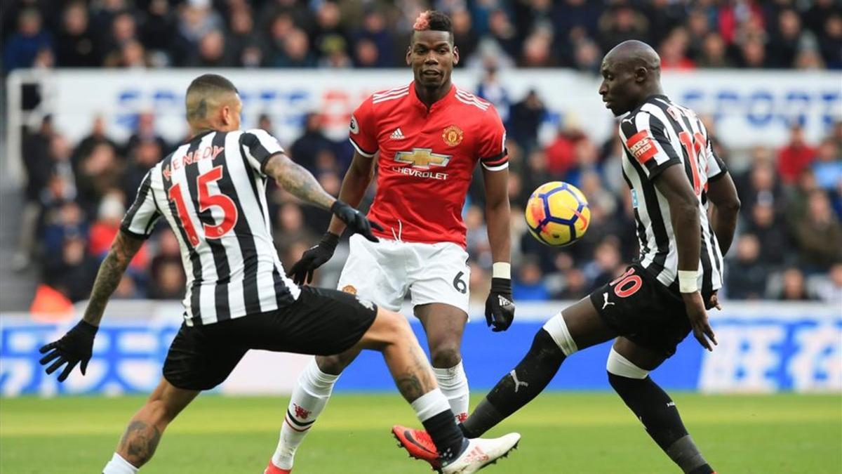 Pogba, sustituido, no estuvo nada cómodo entre el entramado defensivo 'magpie'