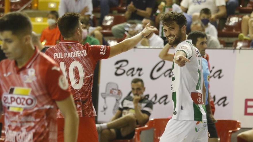 Zequi, en el partido entre el Córdoba Futsal y ElPozo Murcia en Vista Alegre.