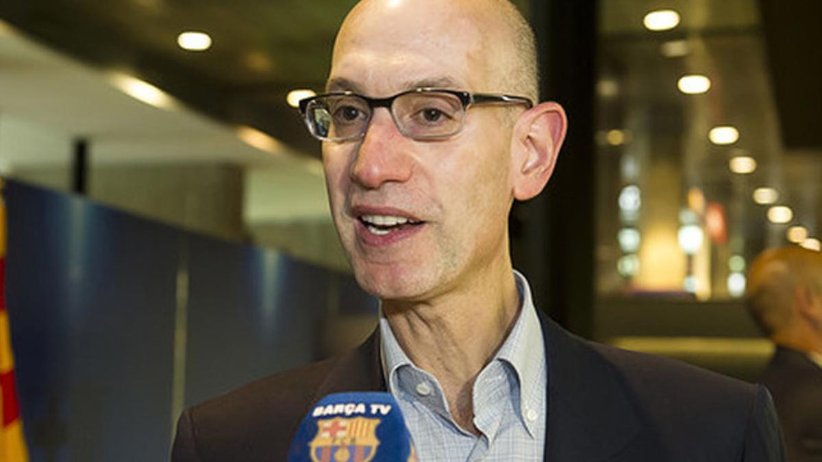 Adam Silver visitó las instalaciones del FC Barcelona