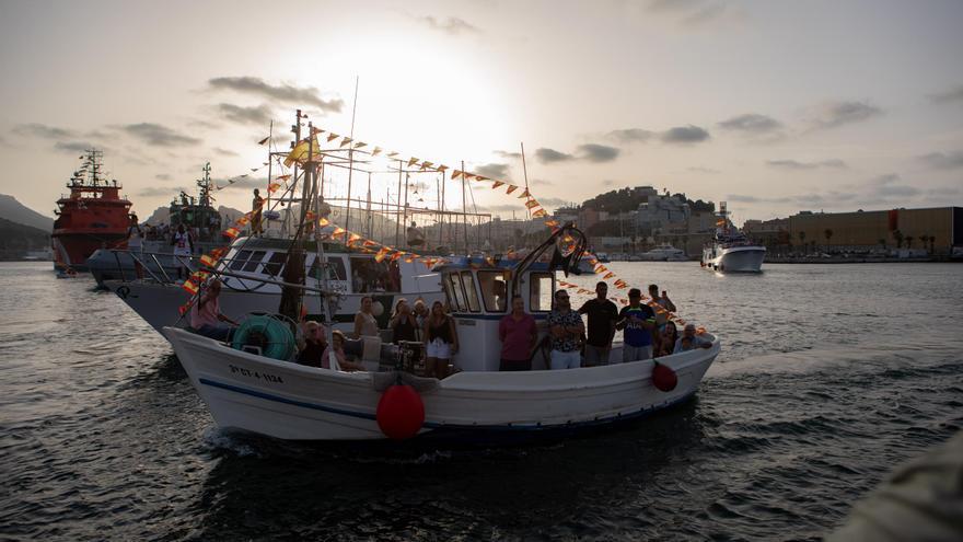 Procesión marítima de la Virgen del Carmen en Cartagena