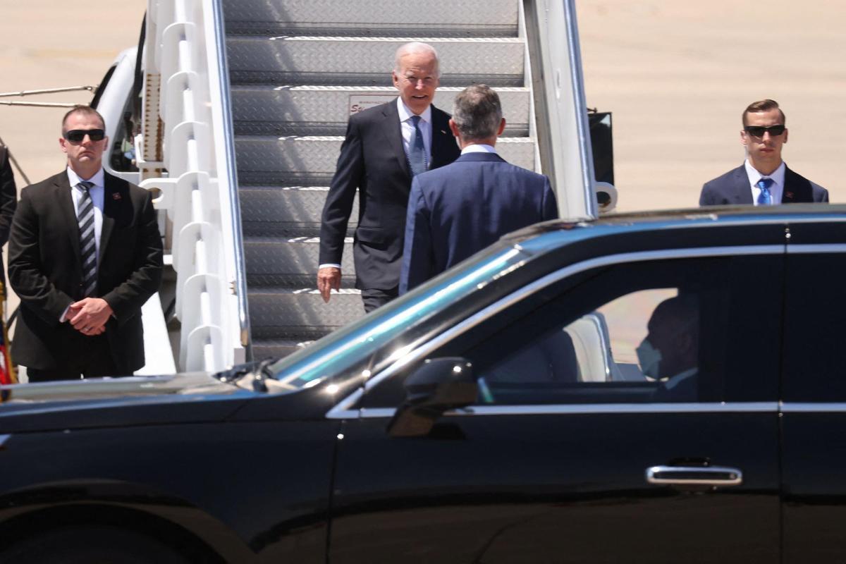 U.S. President Joe Biden arrives for NATO summit