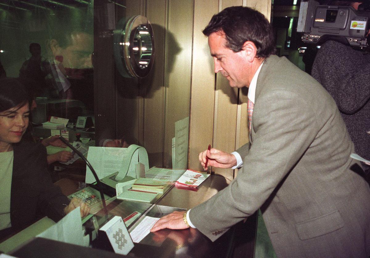 Manuel Palma Marín, durante su etapa como presidente del Córdoba CF.