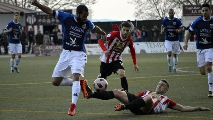 El Mérida, a tres goles por partido