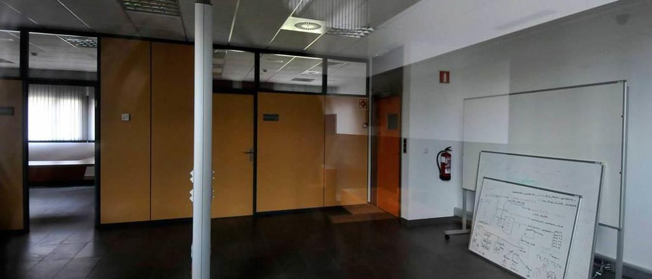 Una de las estancias que permanecen sin inquilinos dentro del edificio de investigación.