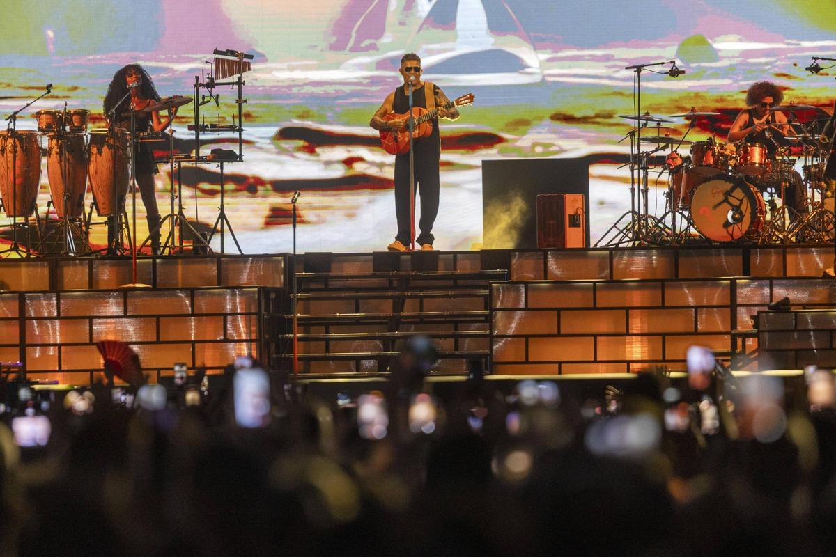 El concierto de Alejandro Sanz en Palma, en imágenes