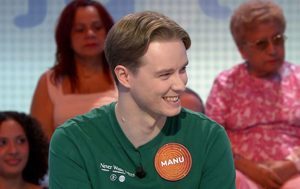 Manu, durante la última emisión de 'Pasapalabra'