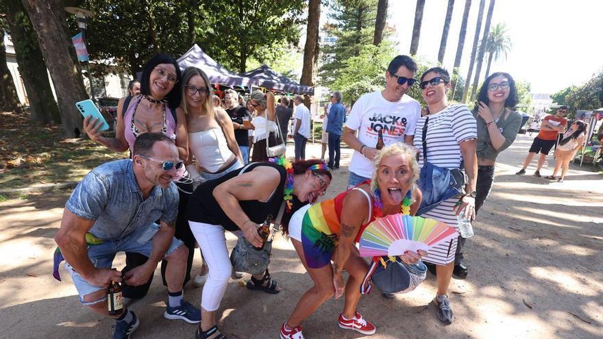 «Con Franco NON viviamos mellor»: Pontevedra alza la voz contra la represión en un multitudinario Orgullo