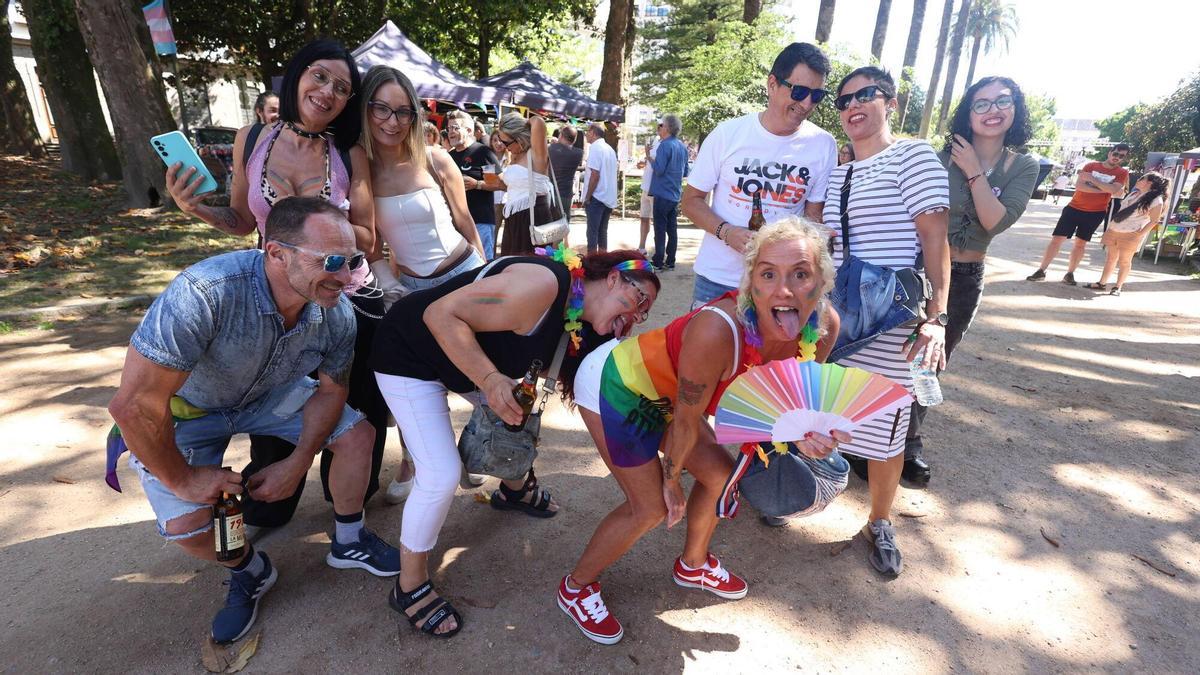 Pontevedra alza la voz contra la represión en un multitudinario Orgullo