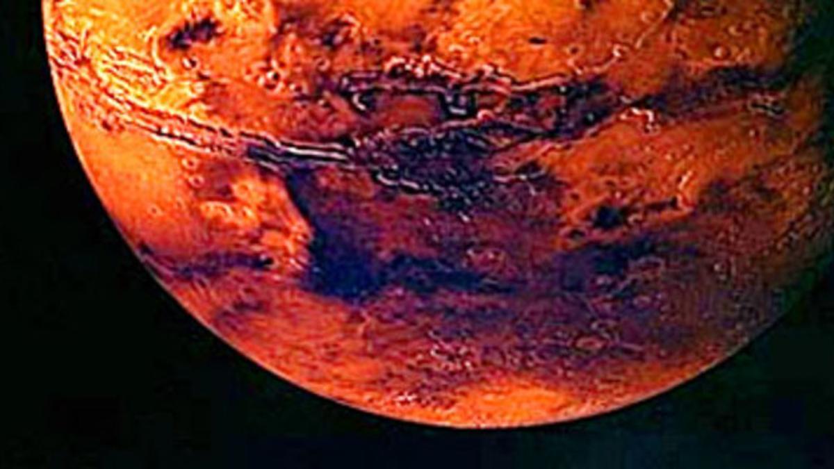 El planeta Marte.