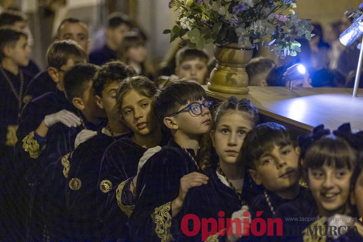 Los niños toman las calles de Caravaca en la procesión de Lunes Santo