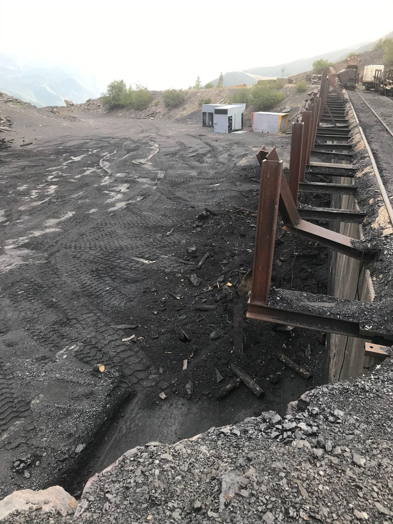 Las fotos de la mina de Cerredo tras el accidente de 2022
