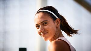 Aitana Bonmatí durante un entrenamiento con la selección
