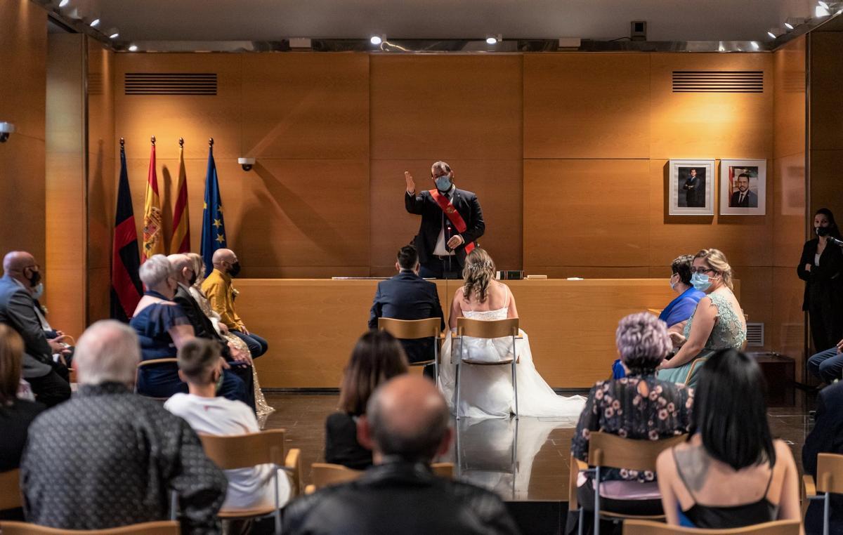 Mataró va celebrar 90 casaments civils durant el 2021