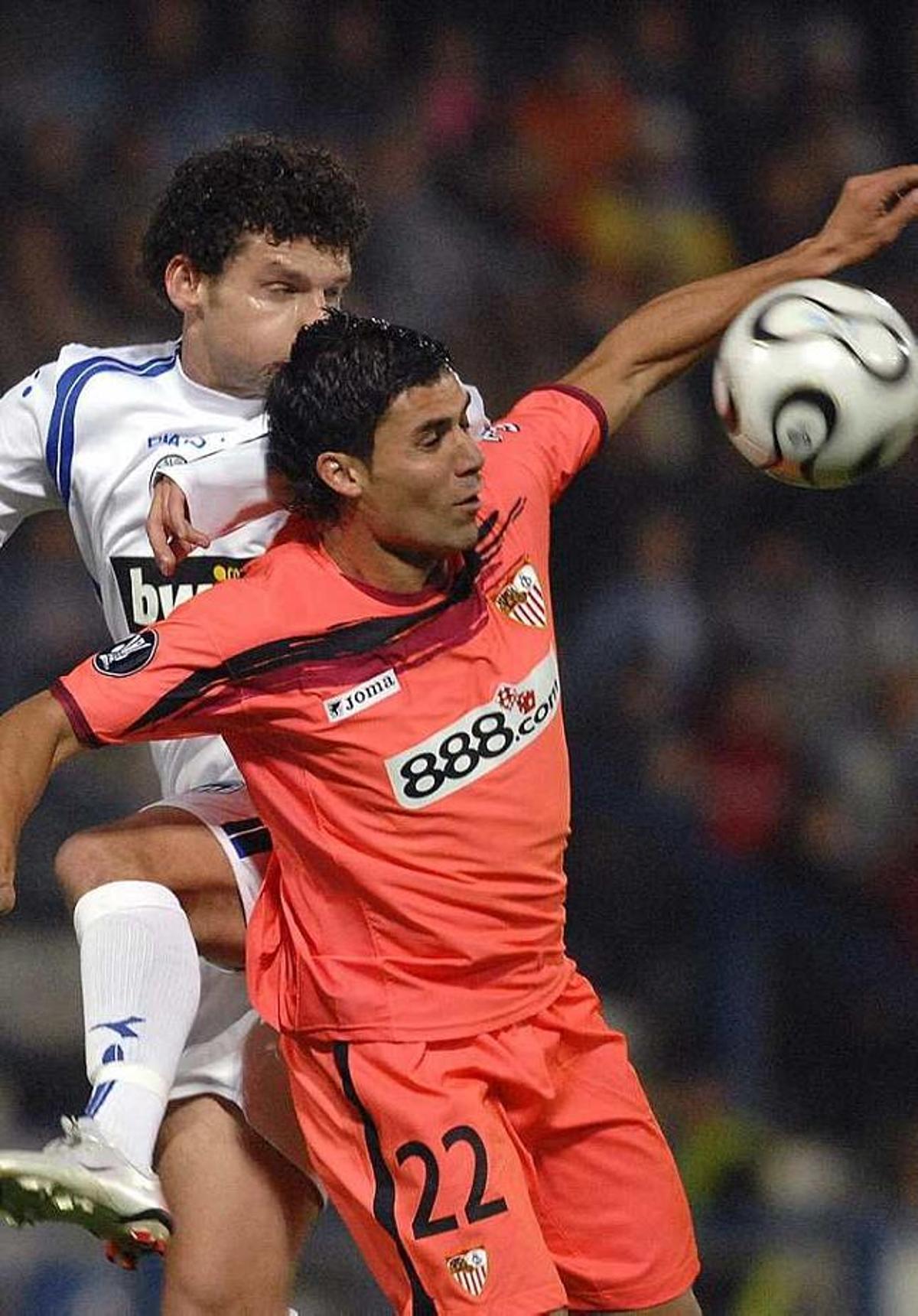 Fernando Sales en su etapa como jugador del Sevilla