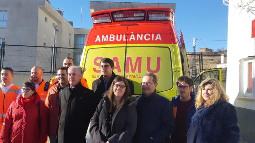 Puesta en marcha del Samu 24 horas en Morella.