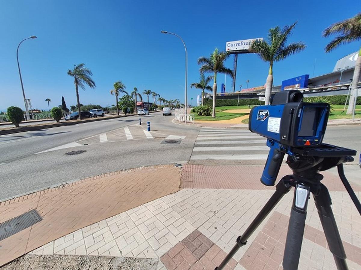 Radar en la N-340 de Torremolinos