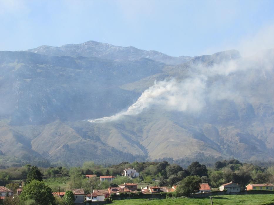 Incendios zona de Llanes.