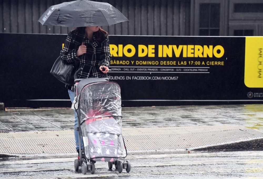 La Xunta avisa de un temporal de nivel naranja que coincide con los efectos de la ciclogénesis explosiva 'Grabiel'