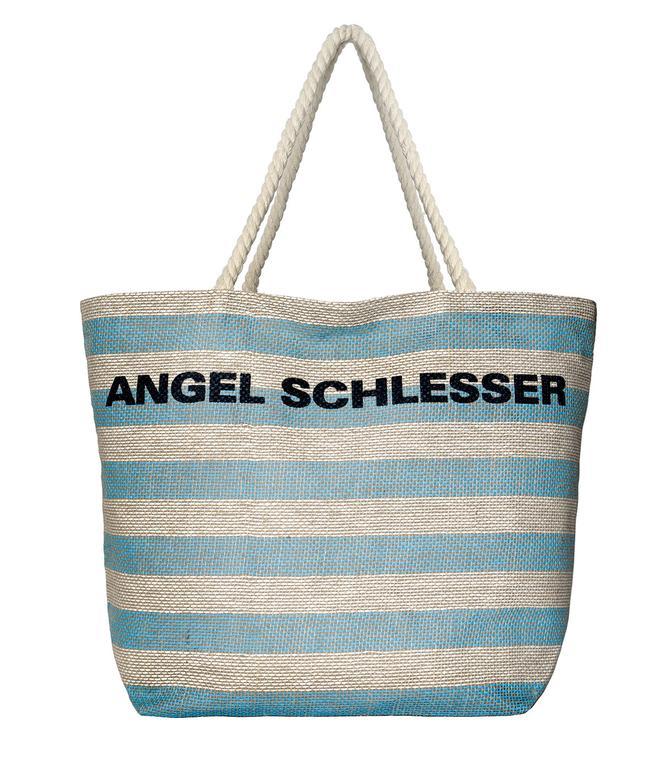 Bolso de rayas de Ángel Schlesser de regalo en la revista Woman Madame Figaro número de agosto 2021