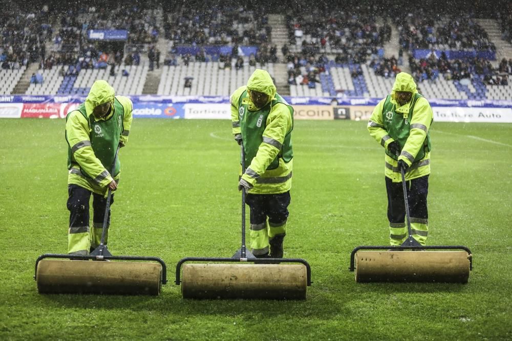 El partido entre el Real Oviedo y el Lugo, en imágenes