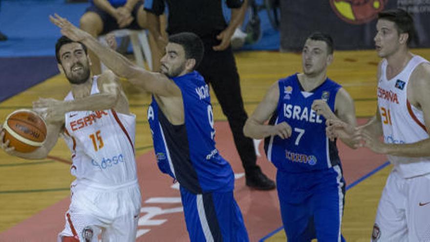 Joan Sastre, durante el partido.