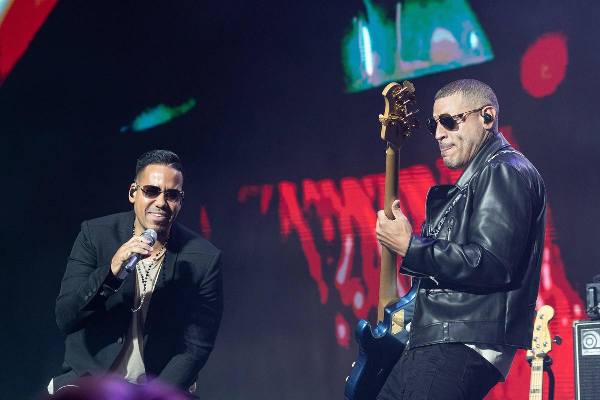 Aventura, la banda liderada por Romeo Santos, triunfa en el Sant Jordi