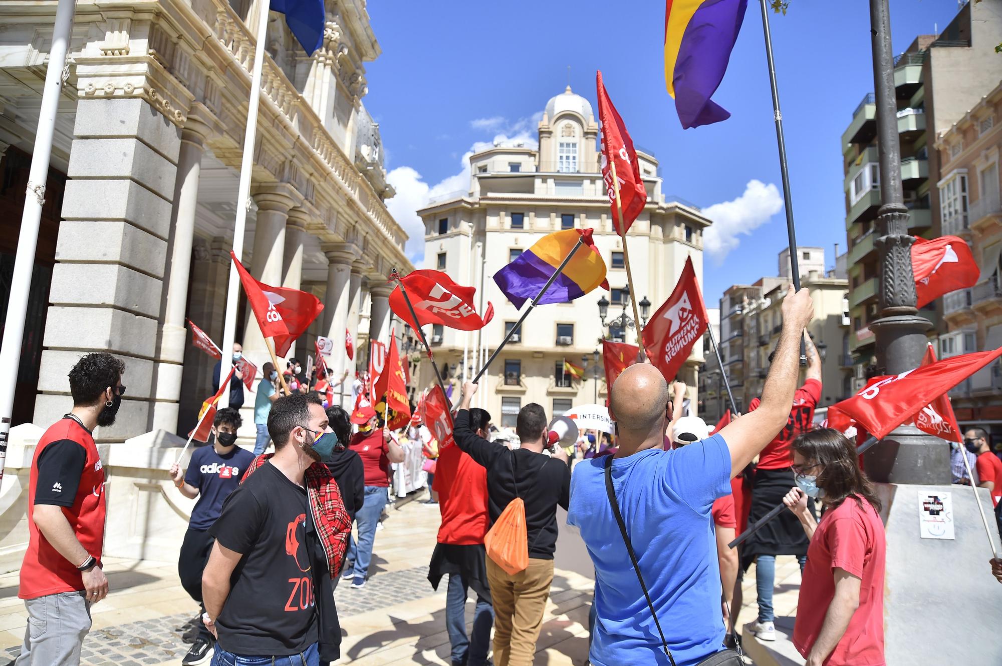 Manifestación del 1 de mayo en Cartagena