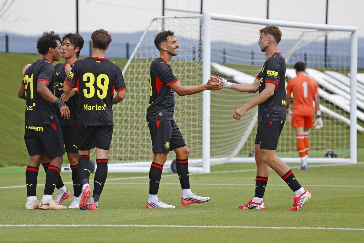 Les imatges del partit amistós entre el Girona i el Sabadell