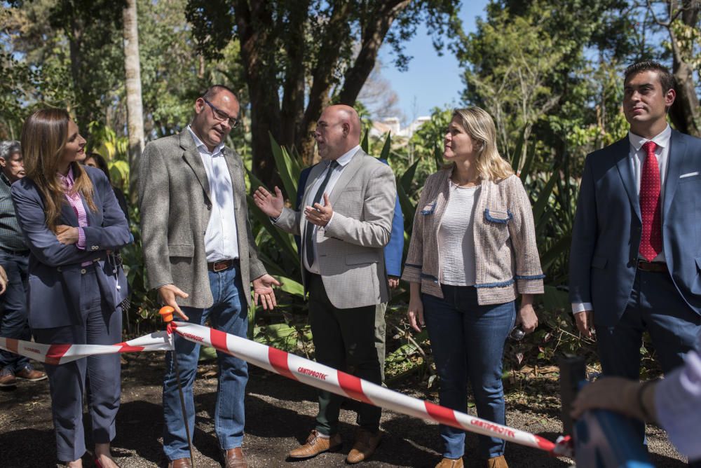 Visita a la ampliación del Jardín Botánico de Puerto de la Cruz.Marco González .Alicia Van Oostende.Fernando Miñarro  | 04/03/2020 | Fotógrafo: Carsten W. Lauritsen