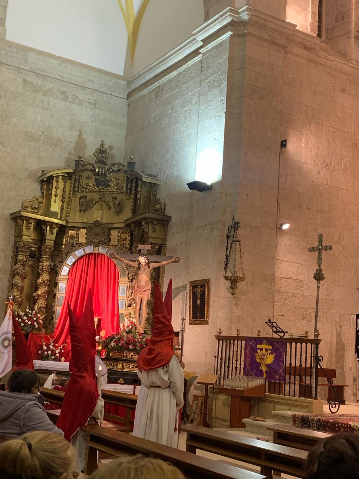 Acto de la Cofradía del Silencio en Fuentesaúco