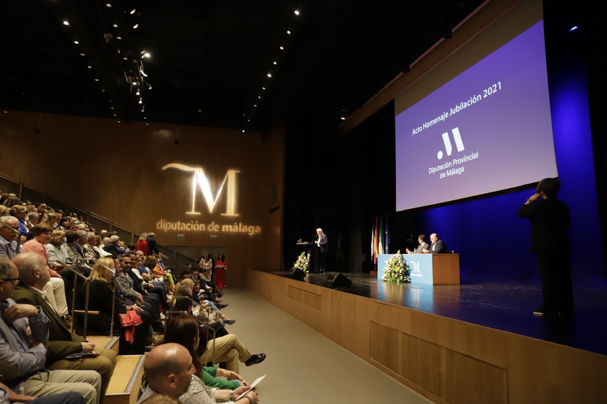 Acto de homenaje a los trabajadores de la Diputación de Málaga que se jubilan