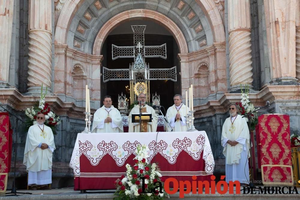 Ofrenda de flores en Caravaca