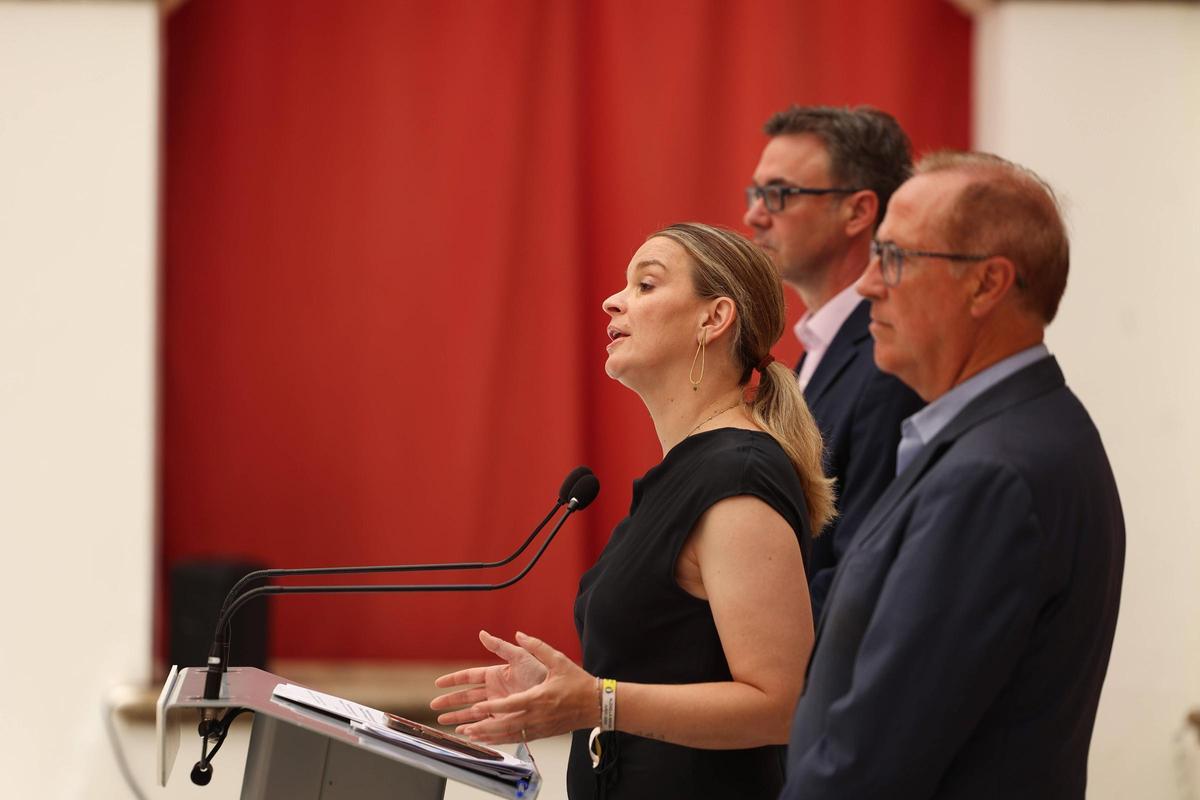 Todas las imágenes de la rueda de prensa en Ibiza de la presidenta del Govern, Marga Prohens