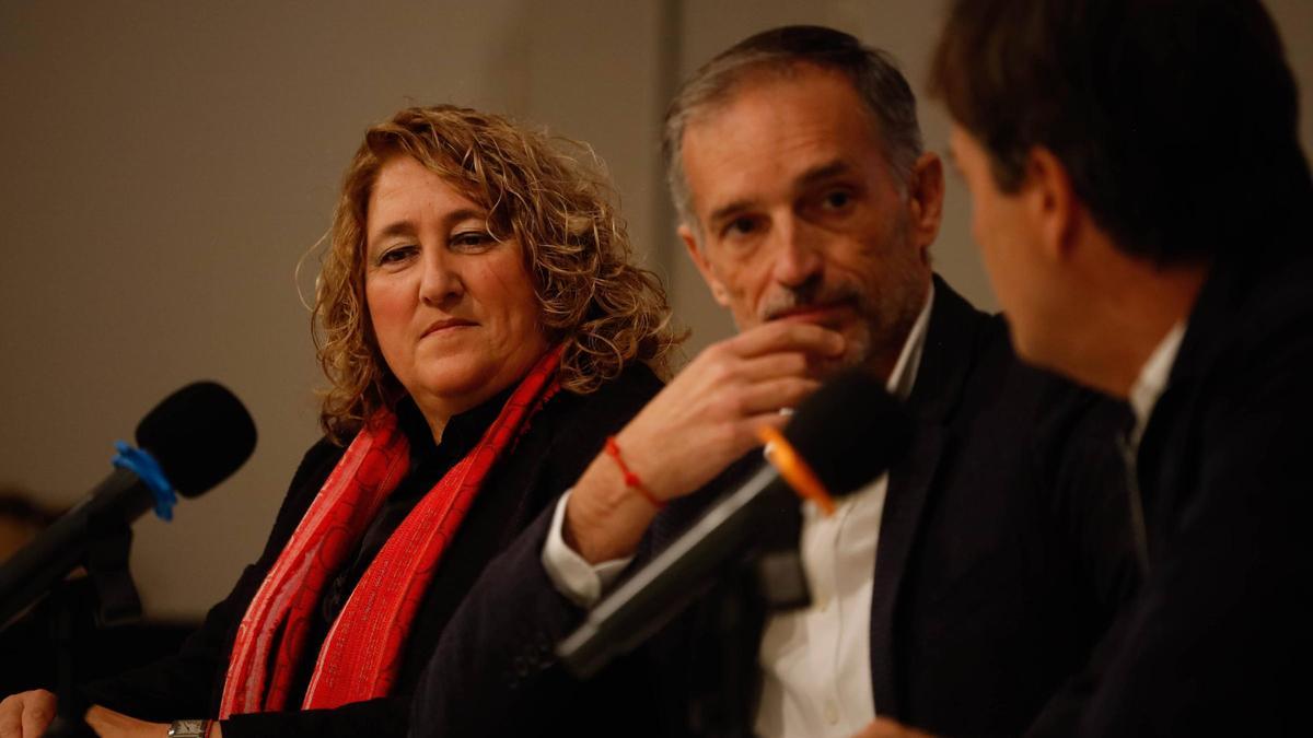 Inmaculada Mata, de Lem-on Energy, durante la segunda mesa del Foro Más que Empresas de La Serranía.