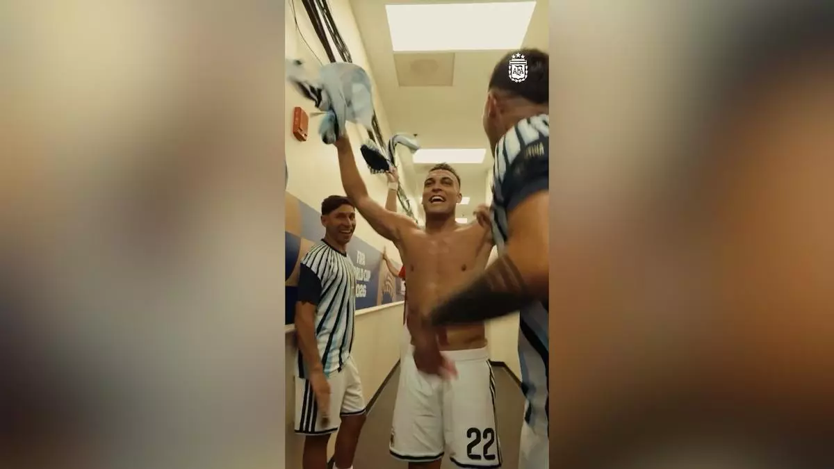 Así ha celebrado la selección argentina su paso a semifinales tras eliminar a Suiza
