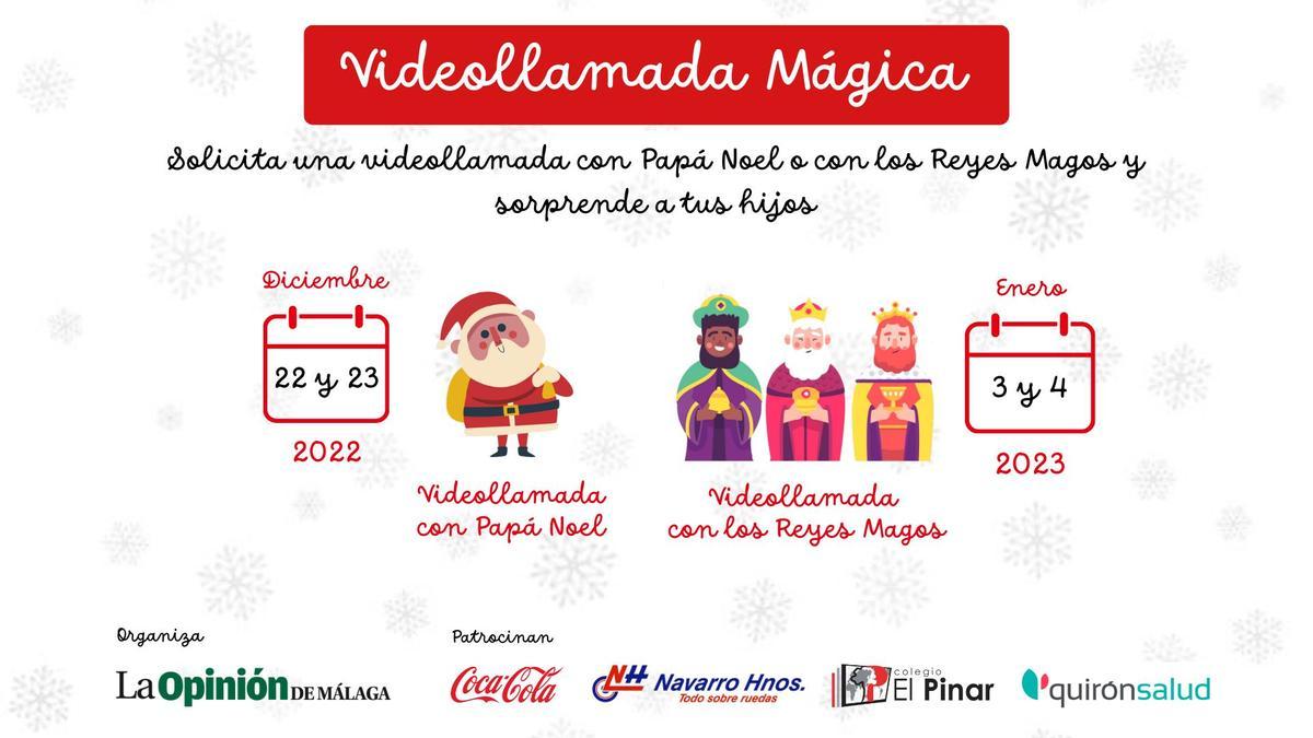 Los niños podrán disfrutar de la Navidad con la «videollamada mágica» de La Opinión de Málaga