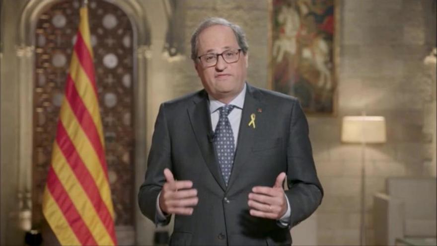 Missatge institucional del president de la Generalitat, Quim Torra, amb motiu de la Diada de Catalunya