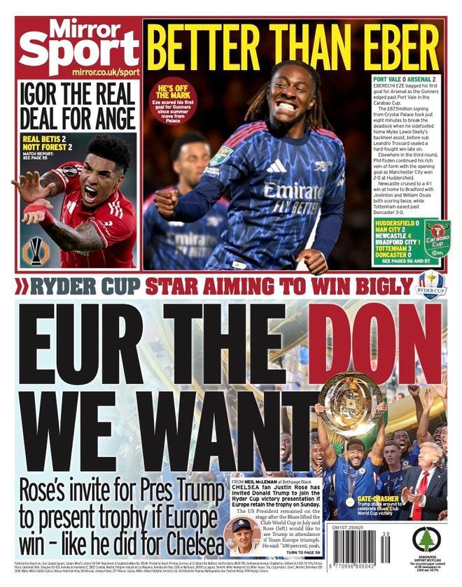 Las portadas de la prensa deportiva de hoy