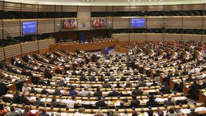 Pleno del Parlamento Europeo en Bruselas el año pasado.
