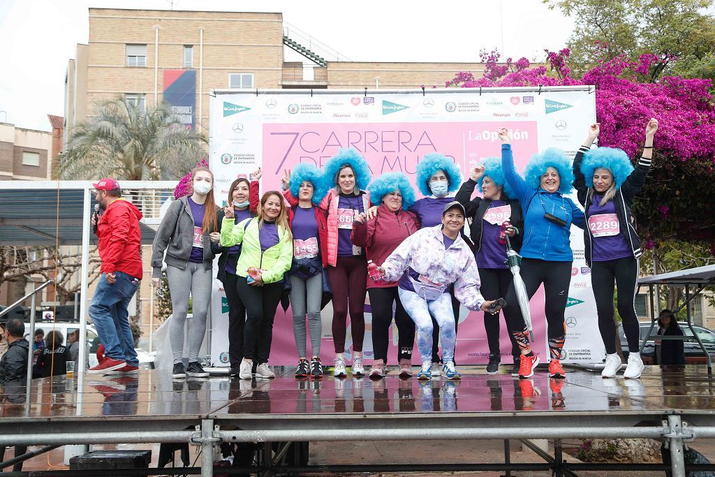 Carrera de la Mujer Murcia 2022: las participantes posan en el photocall