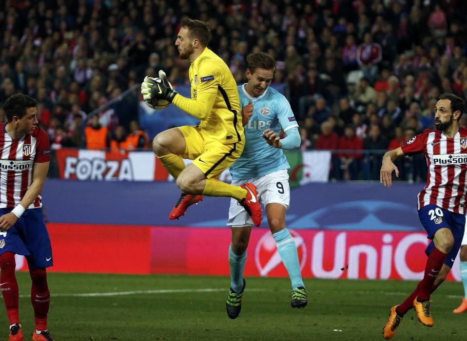 Las mejores imágenes del partido entre el Atlético y el PSV.