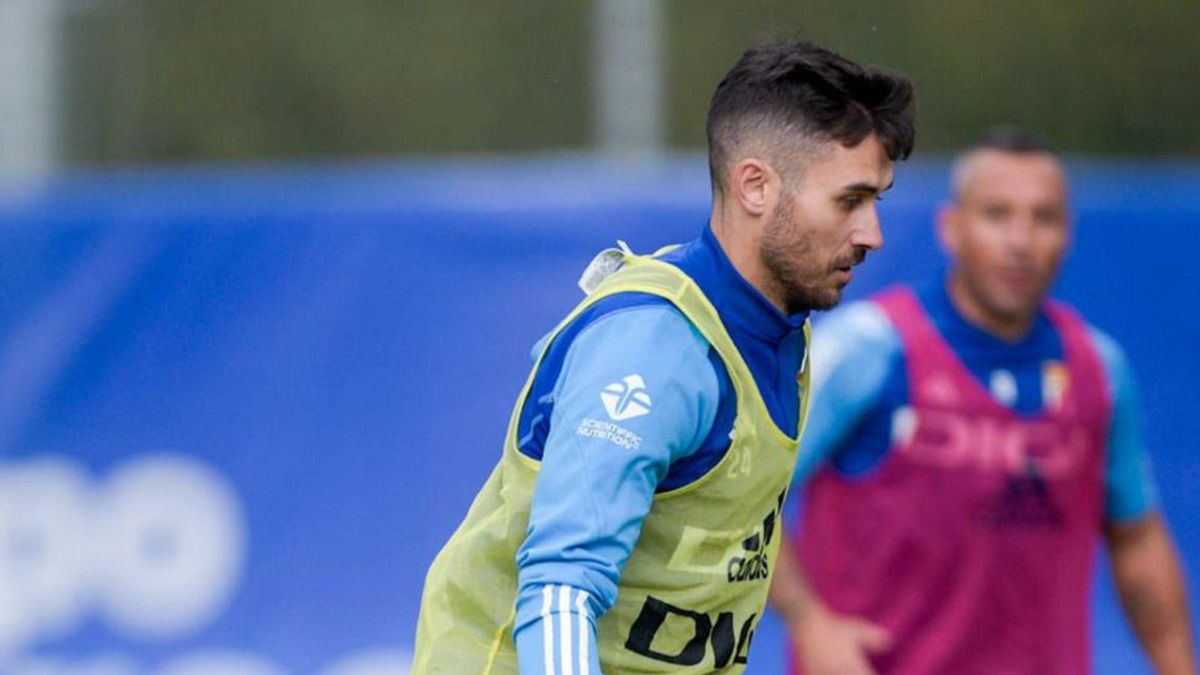 Lucas, en un entrenamiento.