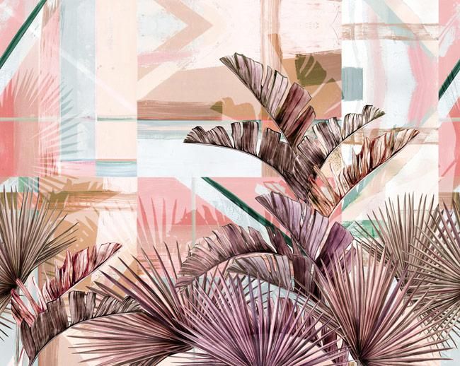 Papel de pared salvaje de la colección 'Floridita' de la diseñadora Daria Zinovatnaya