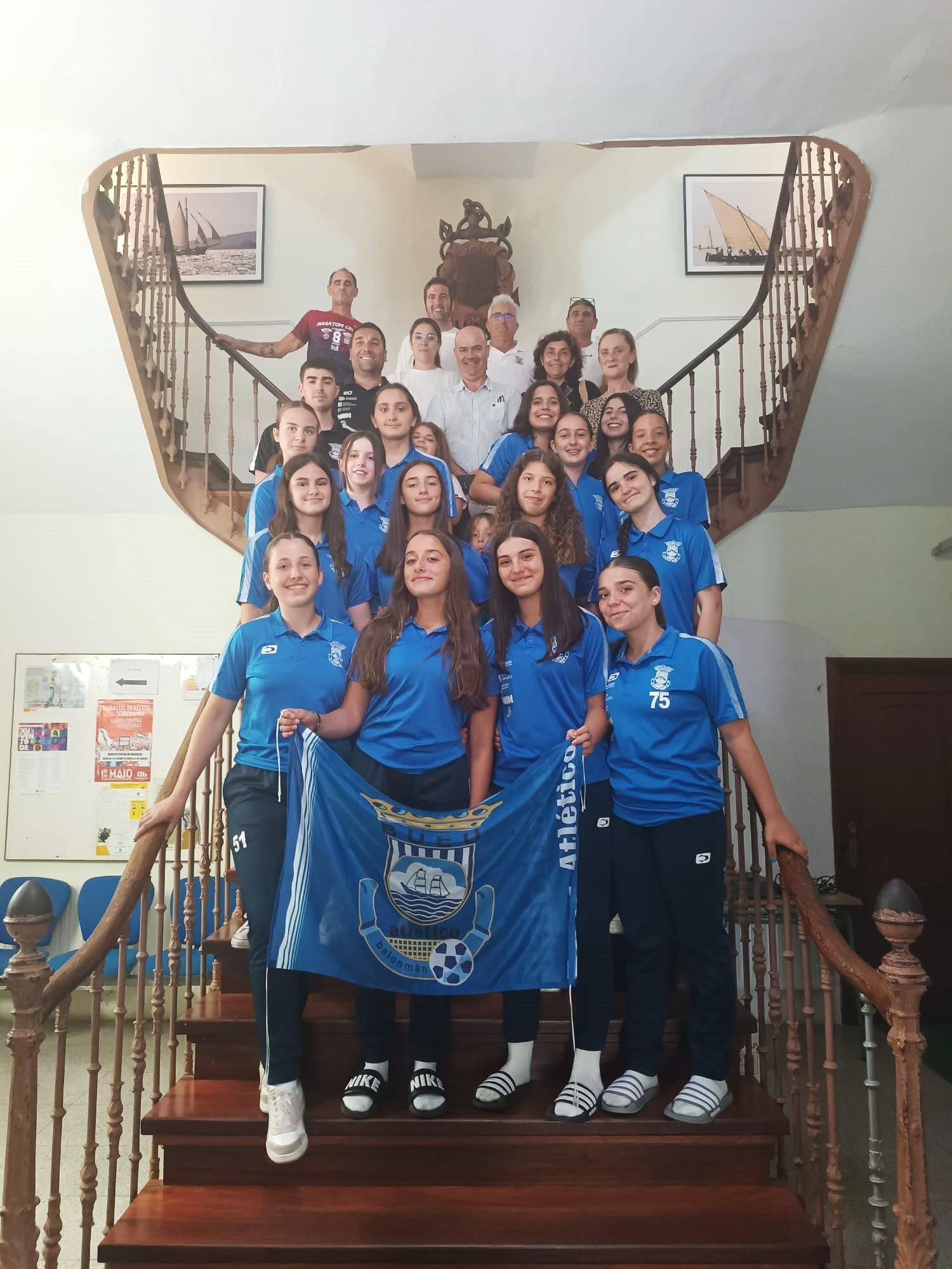 La recepción al conjunto femenino del Lapamán Área de Servicio del Bueu Atlético.