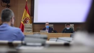 José Luis Rodríguez Alvarez, presidente de Consejo de Transparencia, en una comparecencia en el Congreso.