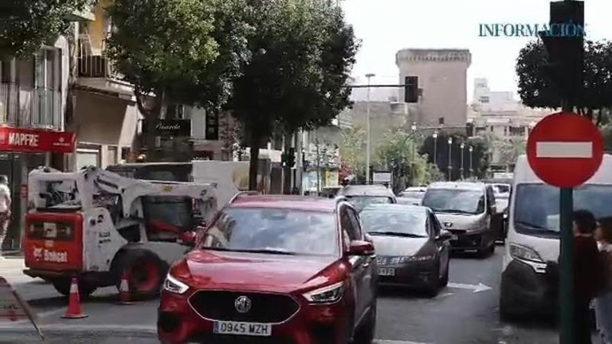 El Ayuntamiento de Elche renueva 500 metros lineales de asfalto de sus calles