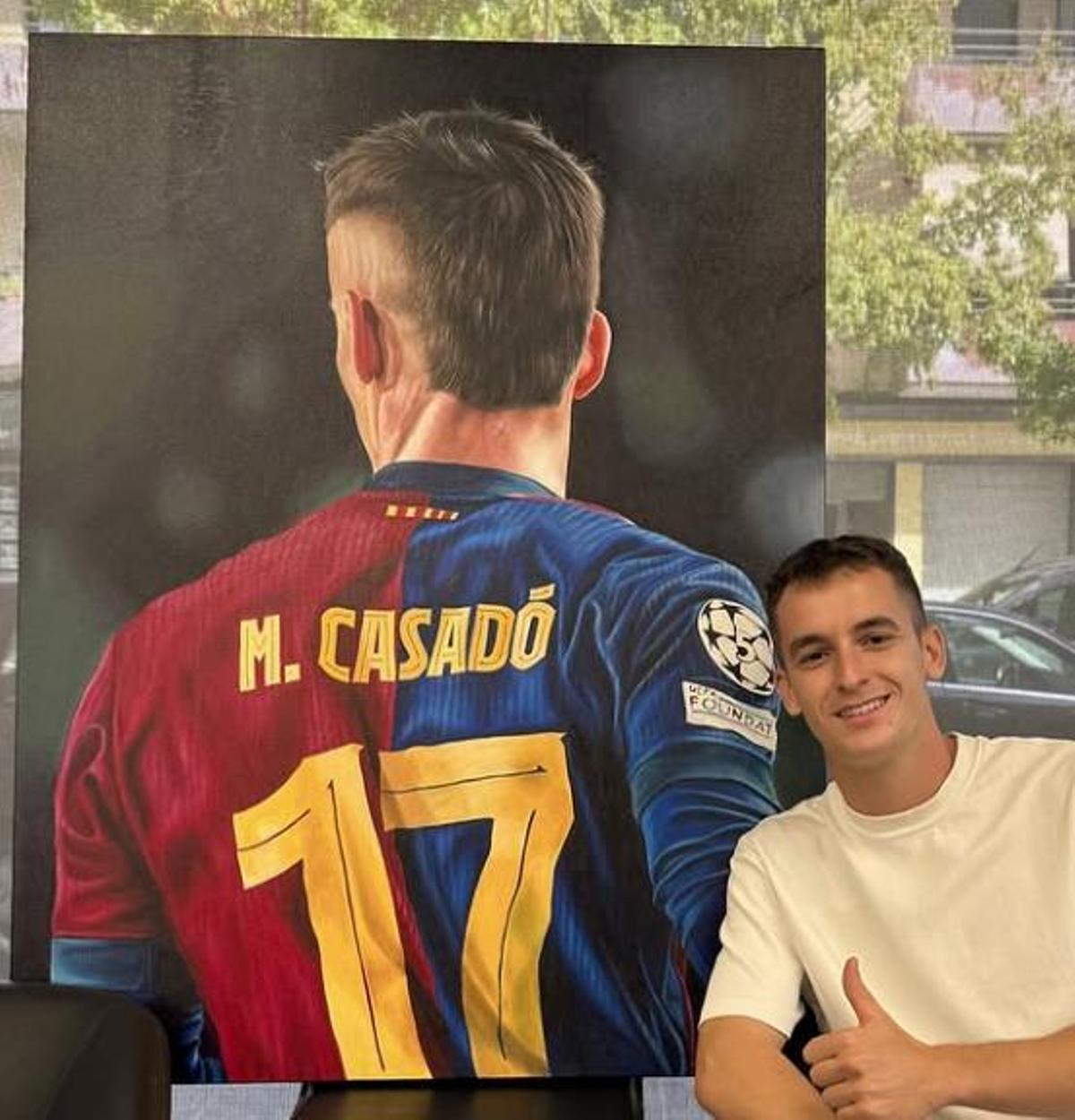 Marc Casado retratado a color por Janna Antich