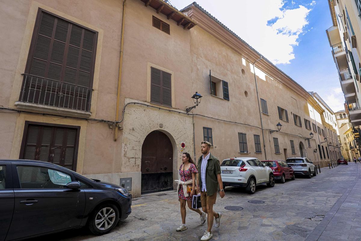 Fachada de Can Feliu, en la calle Concepció 32.